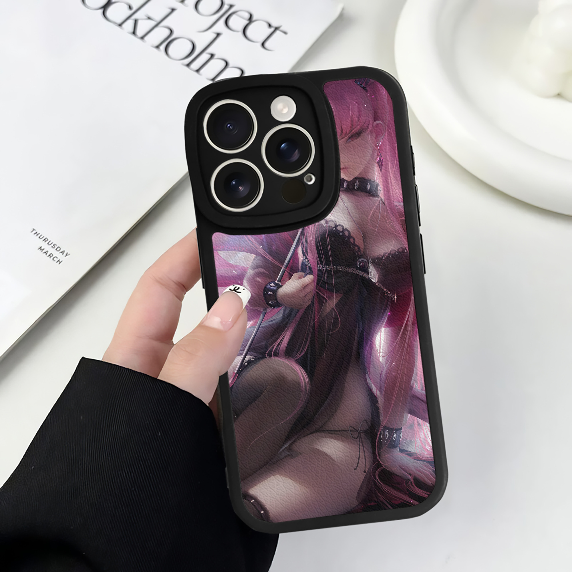 （画像用） 美少女戦士セーラームーン Sailor Moon 【iPhone 16シリーズ対応】シリコンスマホケース（レザー調） 材質：シリコン